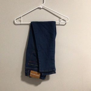 Kids Dark Blue Mid-Rise Skinny Jeans